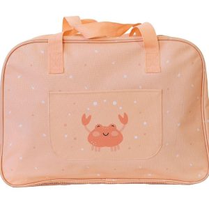 Bolso de Playa con Rejilla Crab Coral - Monnëka