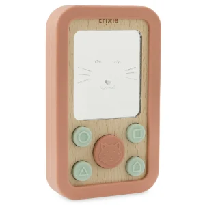 Teléfono de silicona y madera Mrs. Cat  - Trixie