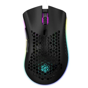 Ratón Inalámbrico Recargable  y Retroiluminación RGB – Ligero y Juvenil