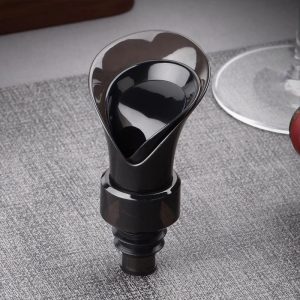Tapón y Vertedor de Vino Elegante – Compatible con Diferentes Botellas