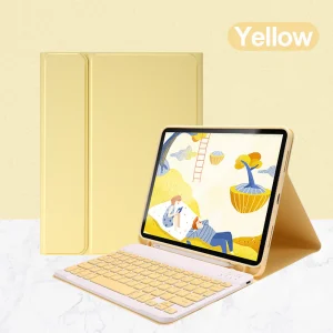 Funda con Teclado Bluetooth para iPad Pro 11" ,10.2" y Mini 9.7" - USB