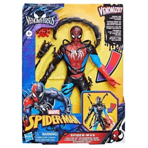 Spider-Man Venomversus Transformación Líquida | Figura Interactiva Marvel | Desde 4 Años | Hasbro