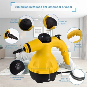 Limpiador a Vapor Manual -  Alta Temperatura y Presión para el Hogar